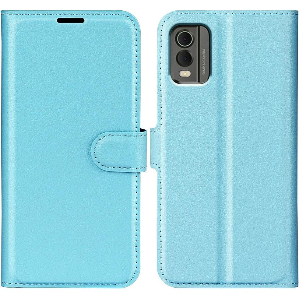 Cover-Discount Nokia C32 - Leder Etui Hülle blau (Nokia C32), Smartphone Hülle, Blau