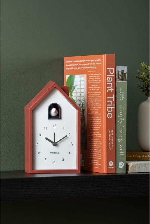 Actual product image Karlsson Cuckoo alarm clock Red ochre