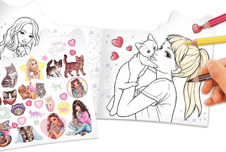 Produktbild Magni Malbuch TOPModel Kitty KITTY and DOGGY