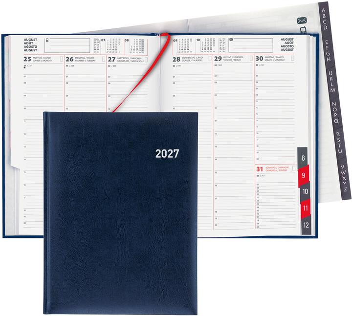 Image du produit Biella Agenda commercial Orario (17.8 x 23.5 cm, 1 semaine / 2 pages)