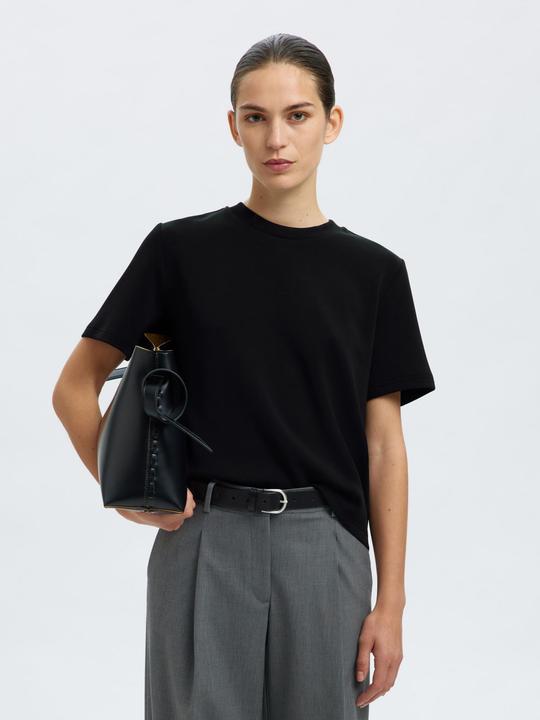 Actual product image Selected Femme Slftenny Ss Boxy O-Neck Tee (XS)