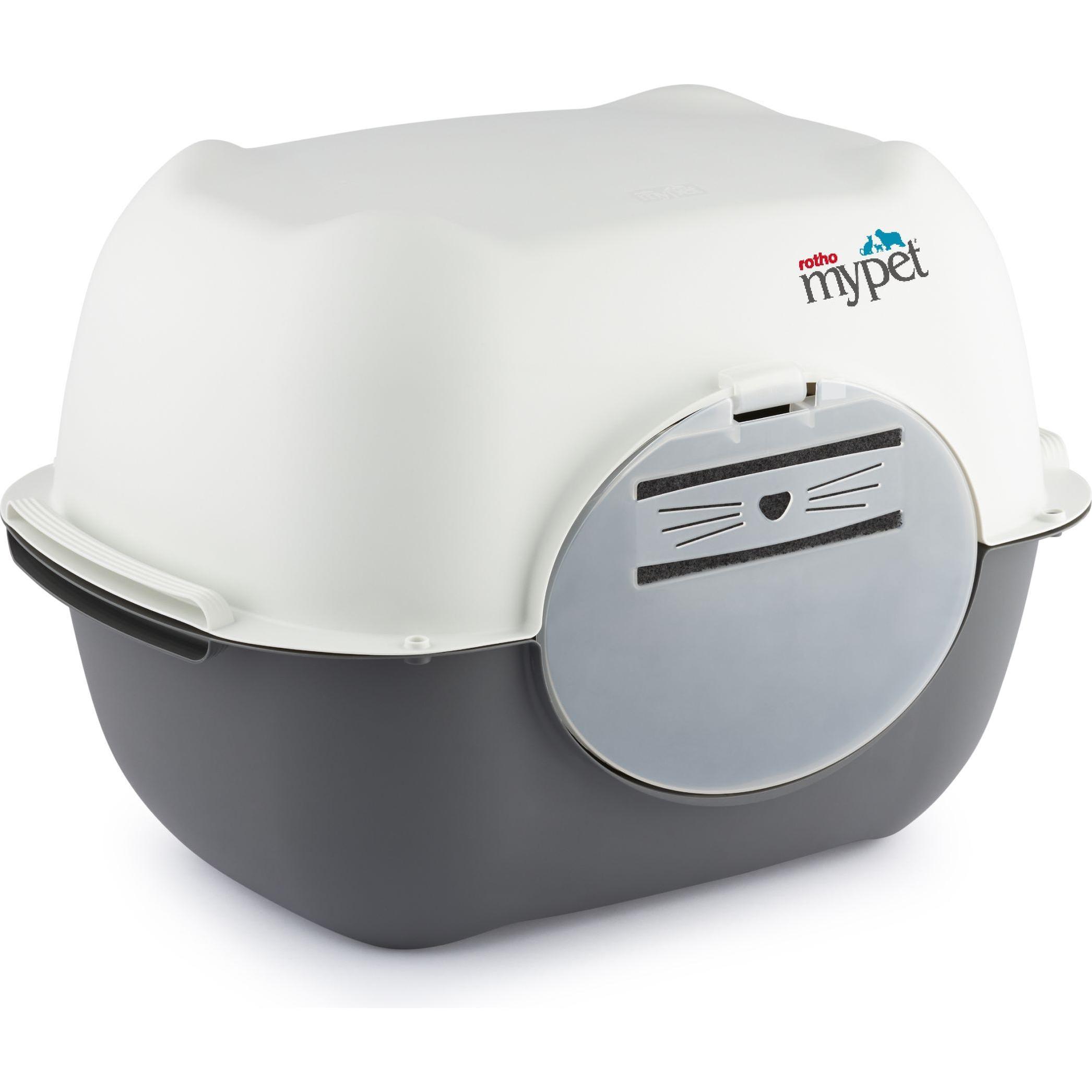 Meilleurs prix pour Rotho Set Katzentoilette 3 Tlg. BELLA farbig sortiert (Bac à litière fermé), Bac à litière pour chat