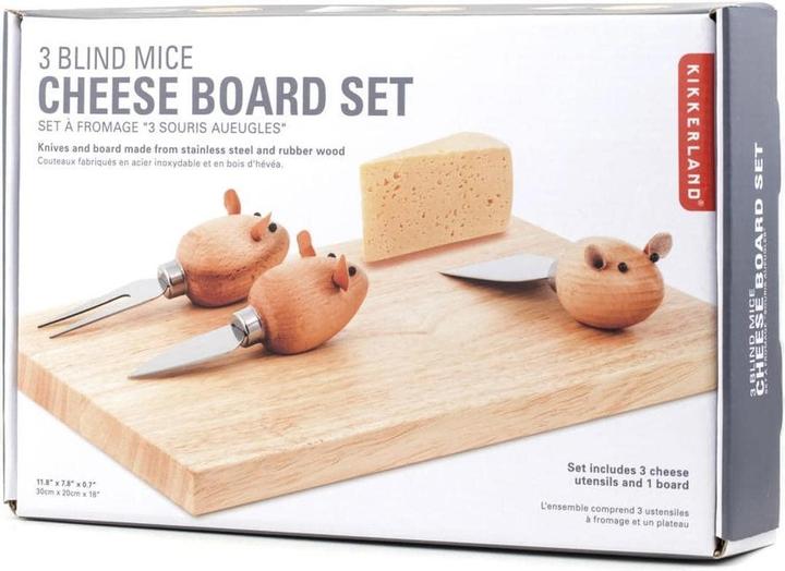 Immagine prodotto Kikkerland Coltelli da formaggio e mouse