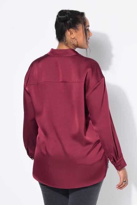 Produktbild Studio Untold Hemdbluse, oversized, Satin (60)