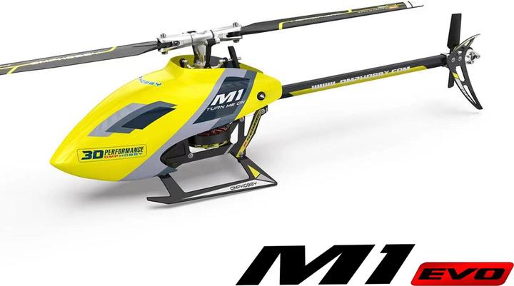 Productafbeelding OMP Hobby Helikopter M1 EVO Flybarless, 3D, Geel BNF