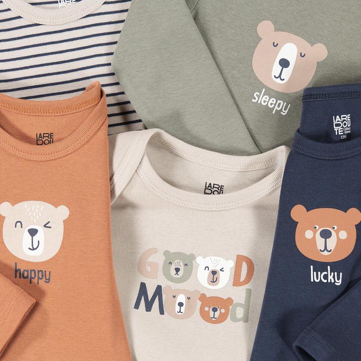 Produktbild La Redoute Collections 5er-Pack Bodys (62)