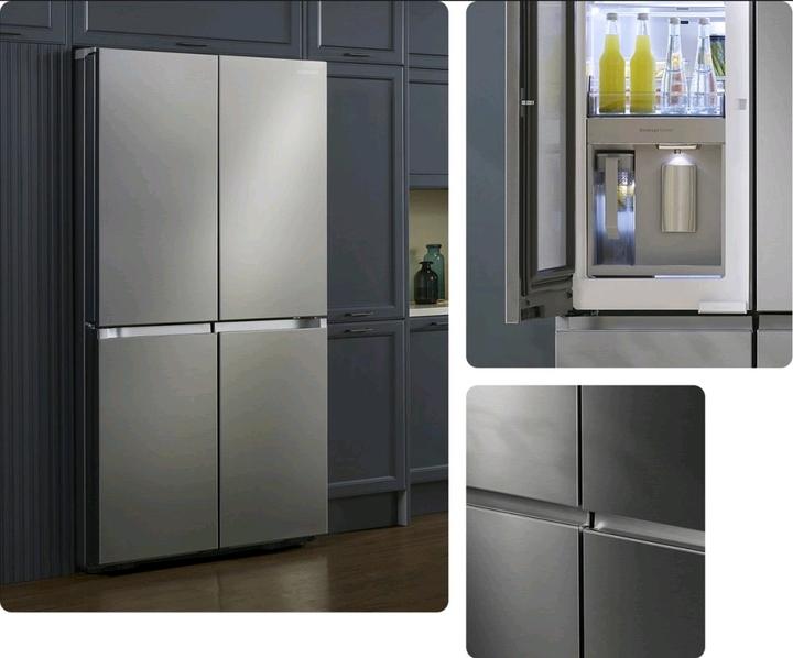 Actual product image Samsung RF65A967ESR Side-by-Side Fridge Combination Integrated/Free Standing 647 l E Stainless steel (647 l)