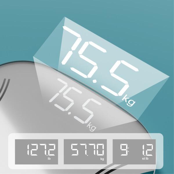 Produktbild Homedics SCL-LDB135-SV3R Essential XL Display Body Weight Scale