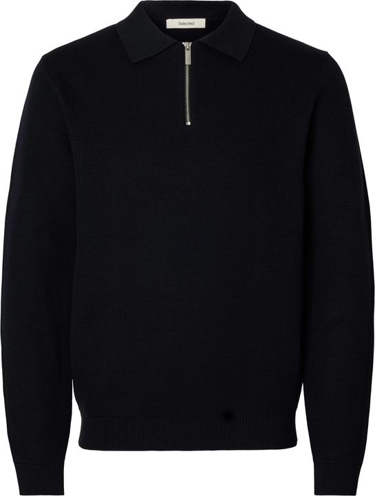 Produktbild Selected Slhdane Ls Knit Struc Half Zip Polo Noos (L)