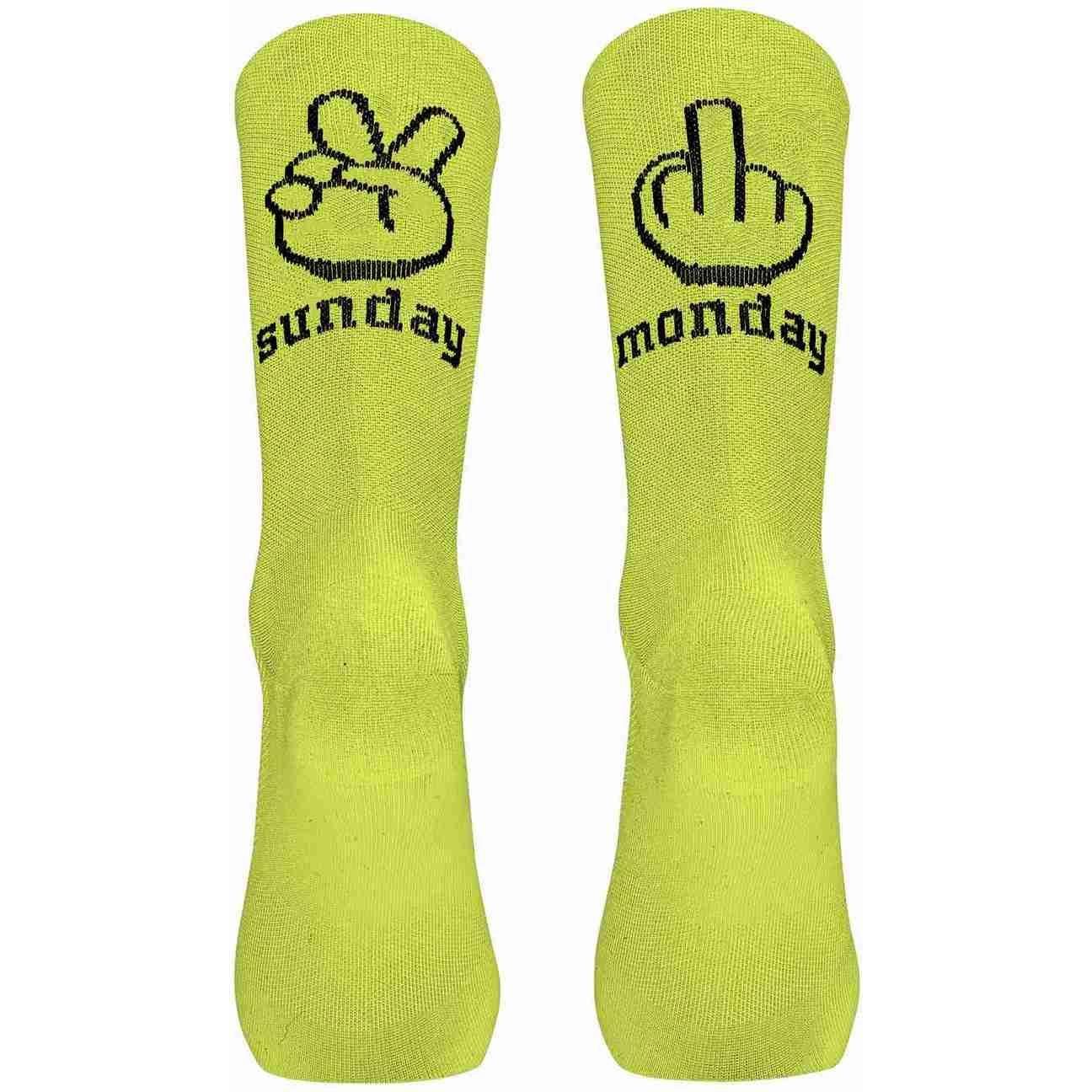 Northwave, Herren, Sportsocken, Sunday Monday Fahrradsocken (40 - 43), Gelb
