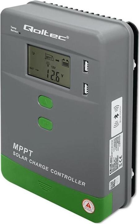 Produktbild Qoltec Solar-Laderegler MPPT mit Temp. Sensor