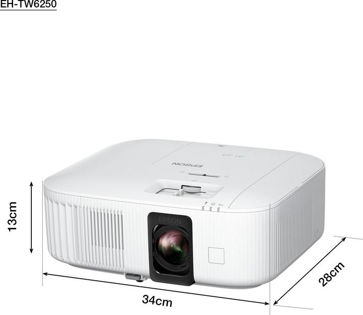 Produktbild Epson EH-TW6250 (4K, 2800 lm, 1.32 - 2.15:1)