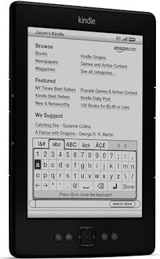 Actual product image Amazon Kindle, 2 GB - WiFi (6", 2 GB, Black)