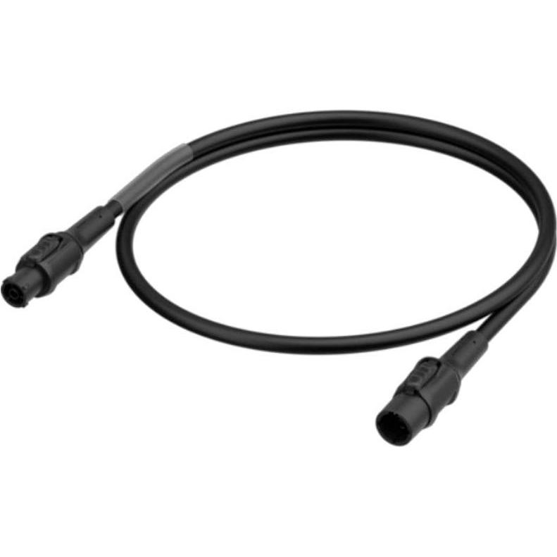 Neutrik 1027569 Strom Anschlusskabel Schwarz 20m (2 m), Stromkabel