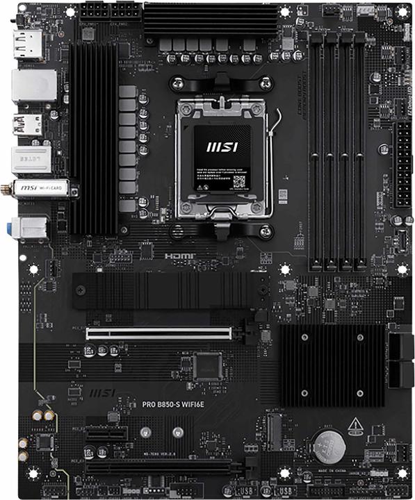 Produktbild MSI PRO B850-S WIFI6E (AM5, AMD B850, ATX)