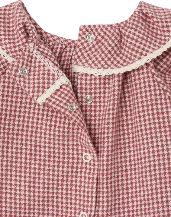 Produktbild Vertbaudet Mädchen Flanellbluse mit Vichykaro und Rüschenkragen (62)