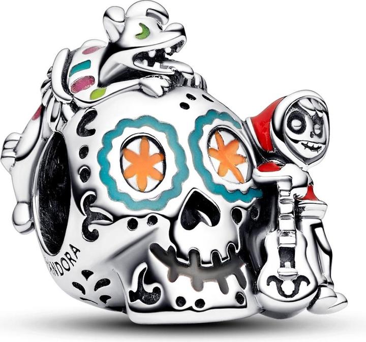 Immagine prodotto Pandora Ciondolo teschio Disney Pixar Coco Miguel & Dante Glow in the Dark (Argento 925, Smalto)