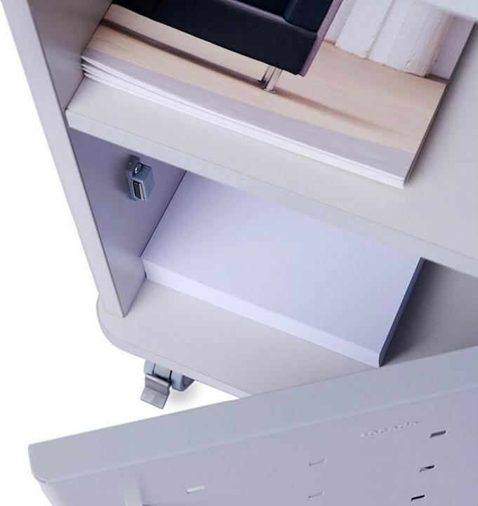 Actual product image Rocada Office trolley grey 3 levels 47.0 x 48.5 x 67.5 cm (47 x 48.50 x 68 cm)