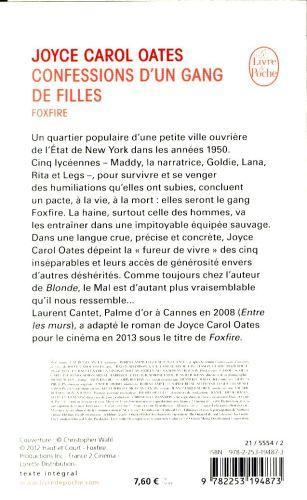 Produktbild Confessions d'un gang de filles : Foxfire (Französisch, Oates Joyce Carol, 2014)