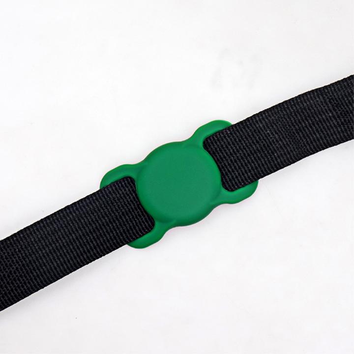 Actual product image Ueli Express Silicone Dog and Cat Collar Holder for Apple AirTag Black