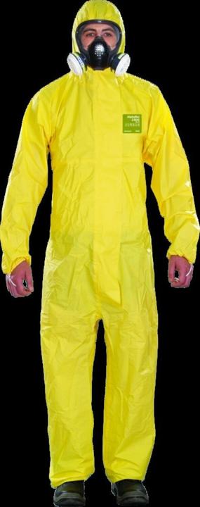 Ansell Schutzanzug Typ 3B/4/5 AlphaTec 2300 Plus Modell 132 Grösse XXL, gelb (XXL)