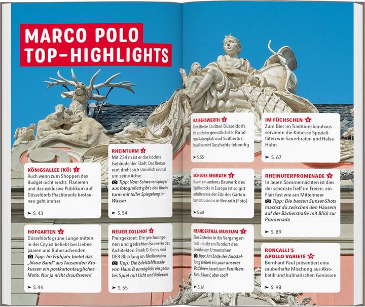 Actual product image Reiseführer Düsseldorf (German, Doris Mendlevich, Franziska Klasen, 2023)