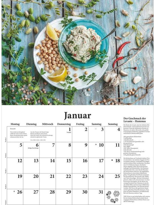 Produktbild DUMONTSneuerKüchenkalender2026-Broschürenkalender-mitRezeptenundGedich (420 x 290 mm, Kein Einband, Deutsch)