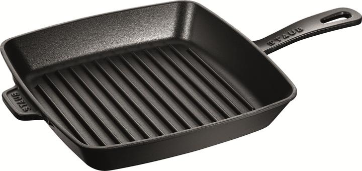Productafbeelding Staub Grillpan vierkant, zwart, 26x26 cm (Grillpan, Gietijzer, 26 x 6 cm)