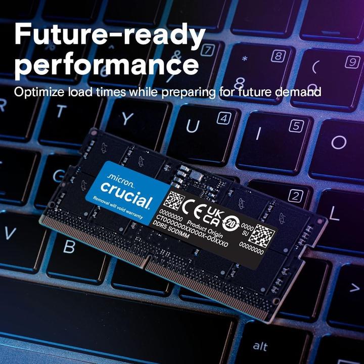 Immagine prodotto Crucial CT2K32G56C46S5 (2 x 32GB, 5600 MHz, RAM DDR5, SO-DIMM)
