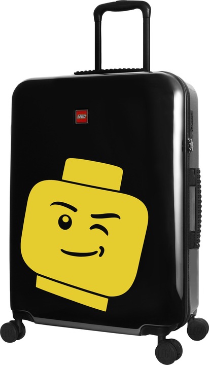 Actual product image BBM ColourBox Minifigure Head Trolley / Suitcase Set - 3 pieces - Black