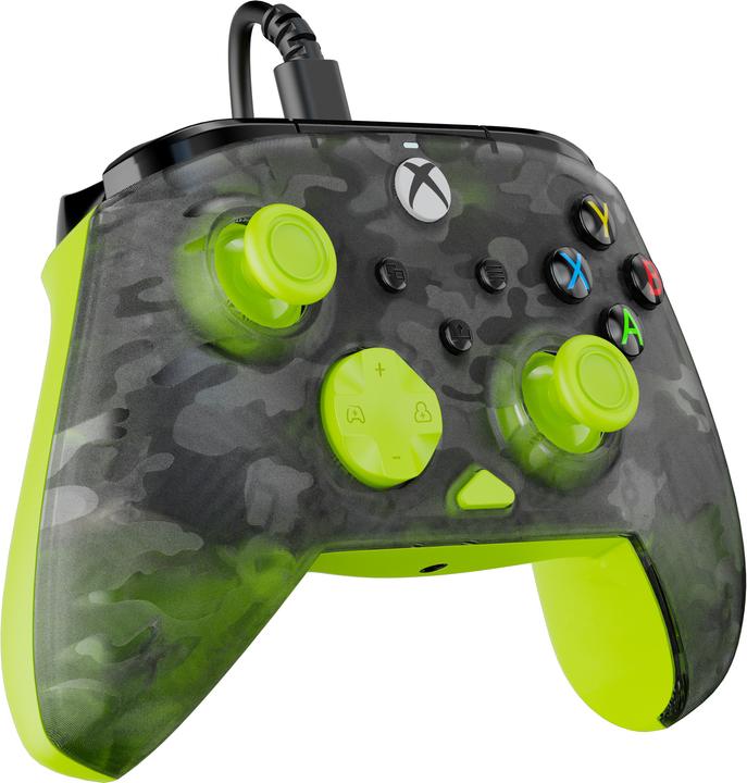 Actual product image Turtle Beach Rematch Core Wired Controller · XB · Ghost Camo Black & Yellow (PC)