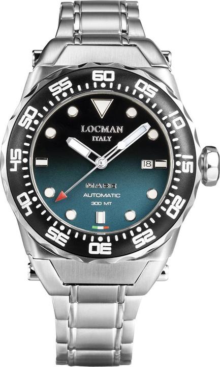 Produktbild Locman Italy Herrenuhr Mare 300MT Automatik Ref.0559 (Uhr mit Schmuckstein, 44 mm)