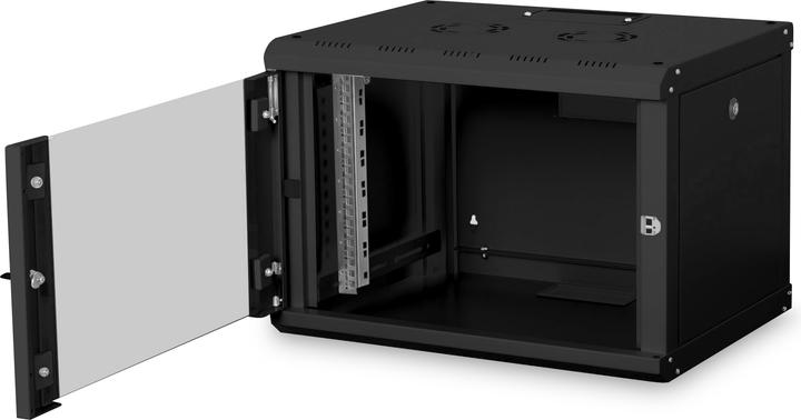 Productafbeelding Digitus 48,3cm 19inch wandkast 7U zwart afmeting HxBxD 420x600x450 mm (7 HE, 19 inch rek)