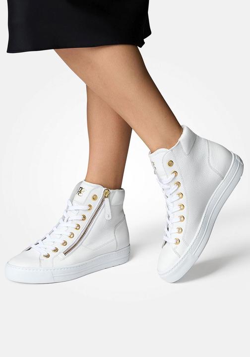 Actual product image Paul Green The high-top sneakers from the "Super Soft" collection are fashionable with a sporty (37.5)