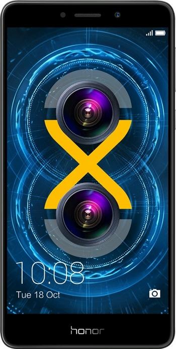 Honor 6x (32 GB, Grey, 5.50", Hybrid Dual SIM, 12 Mpx, 4G)