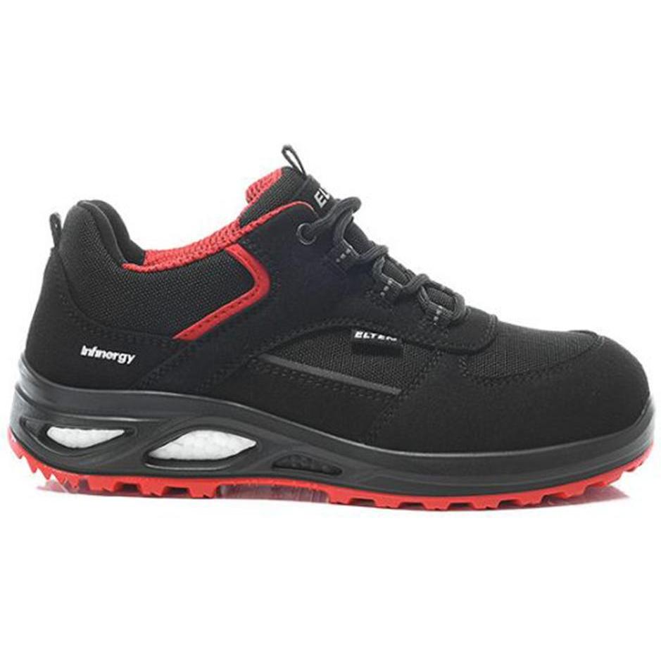 Elten, Sicherheitsschuhe, Sicherheits-Halbschuh S3 ESD HANNAH XXTL black-red, Gr. 42 (S3, 42)