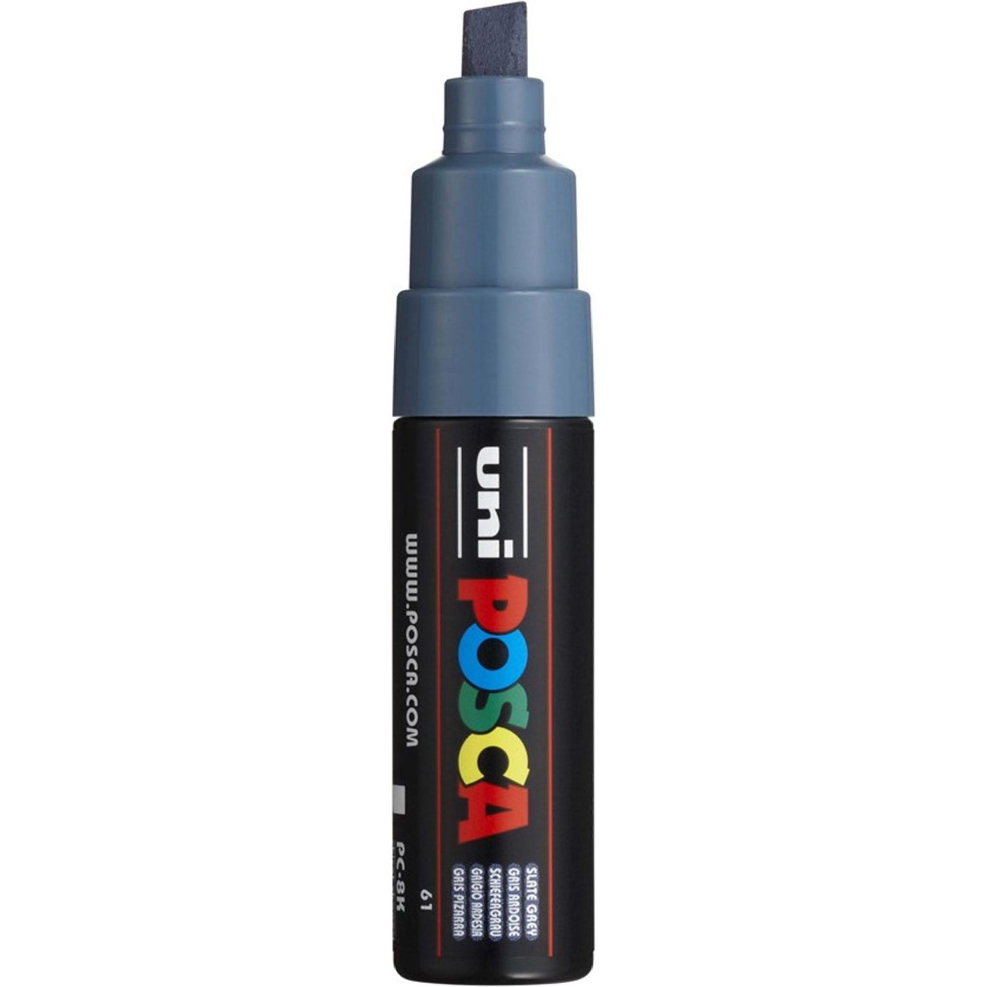 Thumbnail - Posca, Marker, Marker PC-8K Keilspitze (Grau, 8 mm, 1 x)