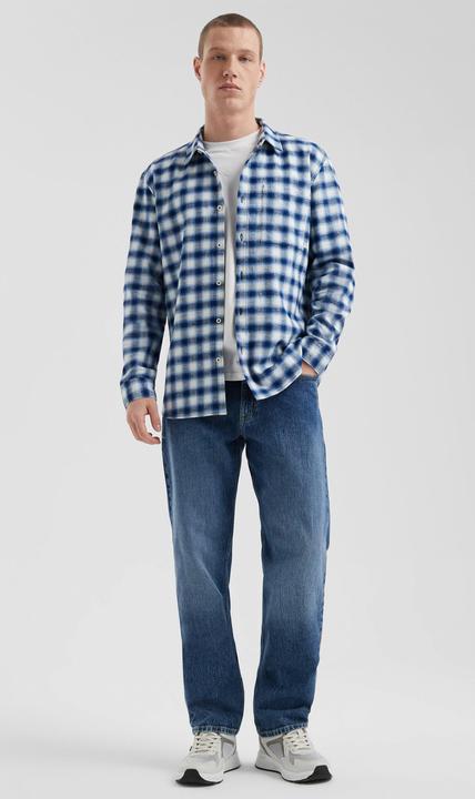 Immagine prodotto s.Oliver Hemd Regular Fit: Kariertes Flanellhemd (M)