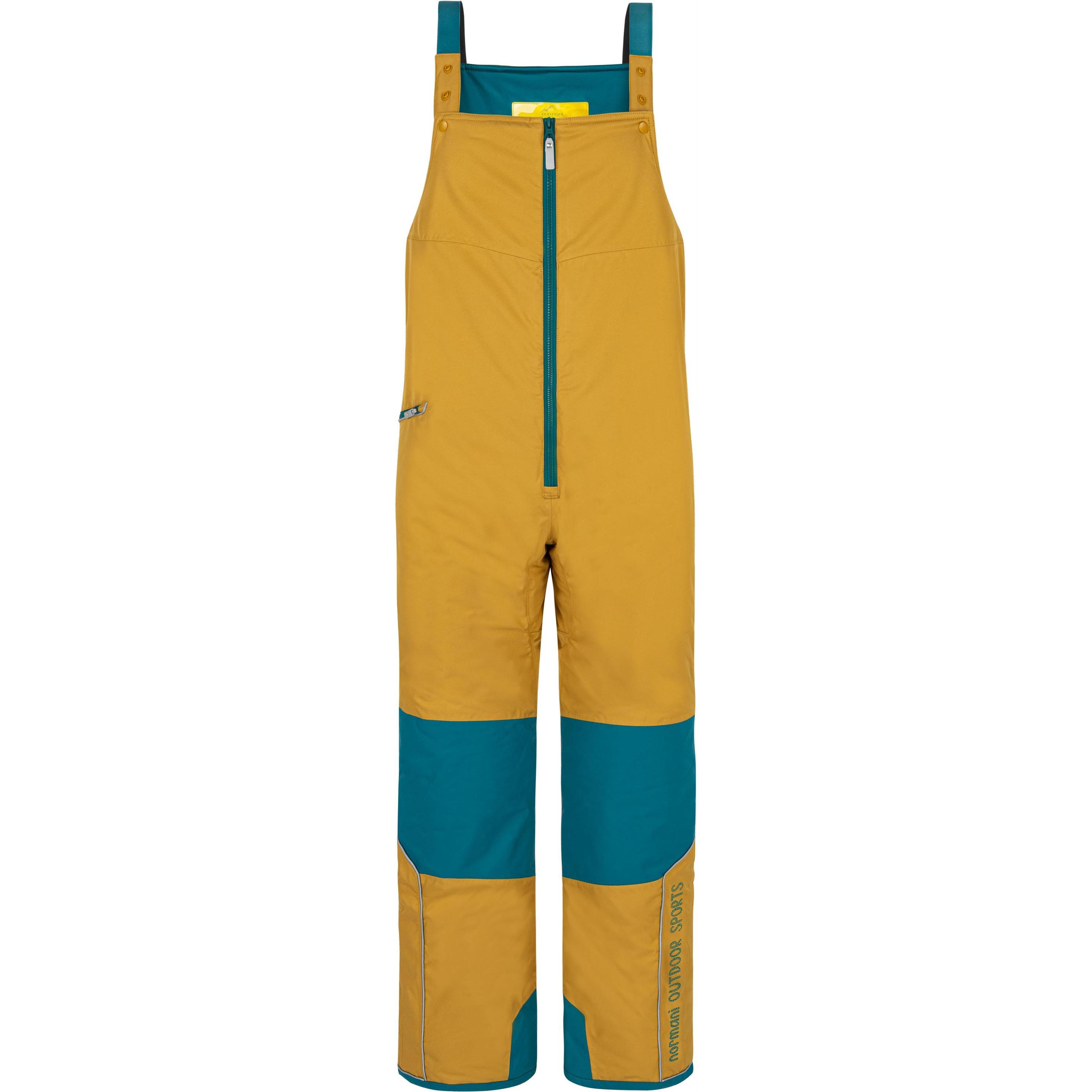 Normani, Herren, Skihosen, Kinder Winterhose mit Hosenträgern „Ulukhaktok“ - 9029 (158, 164), Gelb, 164, 158