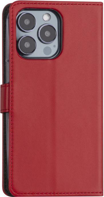 Produktbild Ambiance1 Hülle iPhone 13 Pro - Book Case Kunstleder rot No.205 (Apple iPhone 13 Pro)
