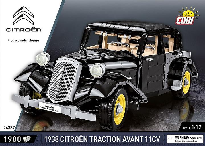 Actual product image Cobi 24337 passenger cars Citroen Traction Avant 11CV 1938 1900 klocków