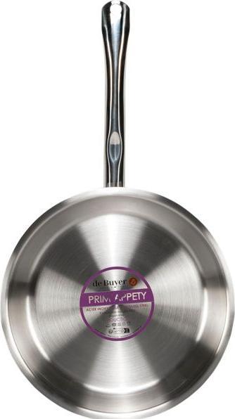 Actual product image de Buyer PRIM'APPETY frying pan Ø28cm, induction (28 cm, Frying pan, Stainless steel)