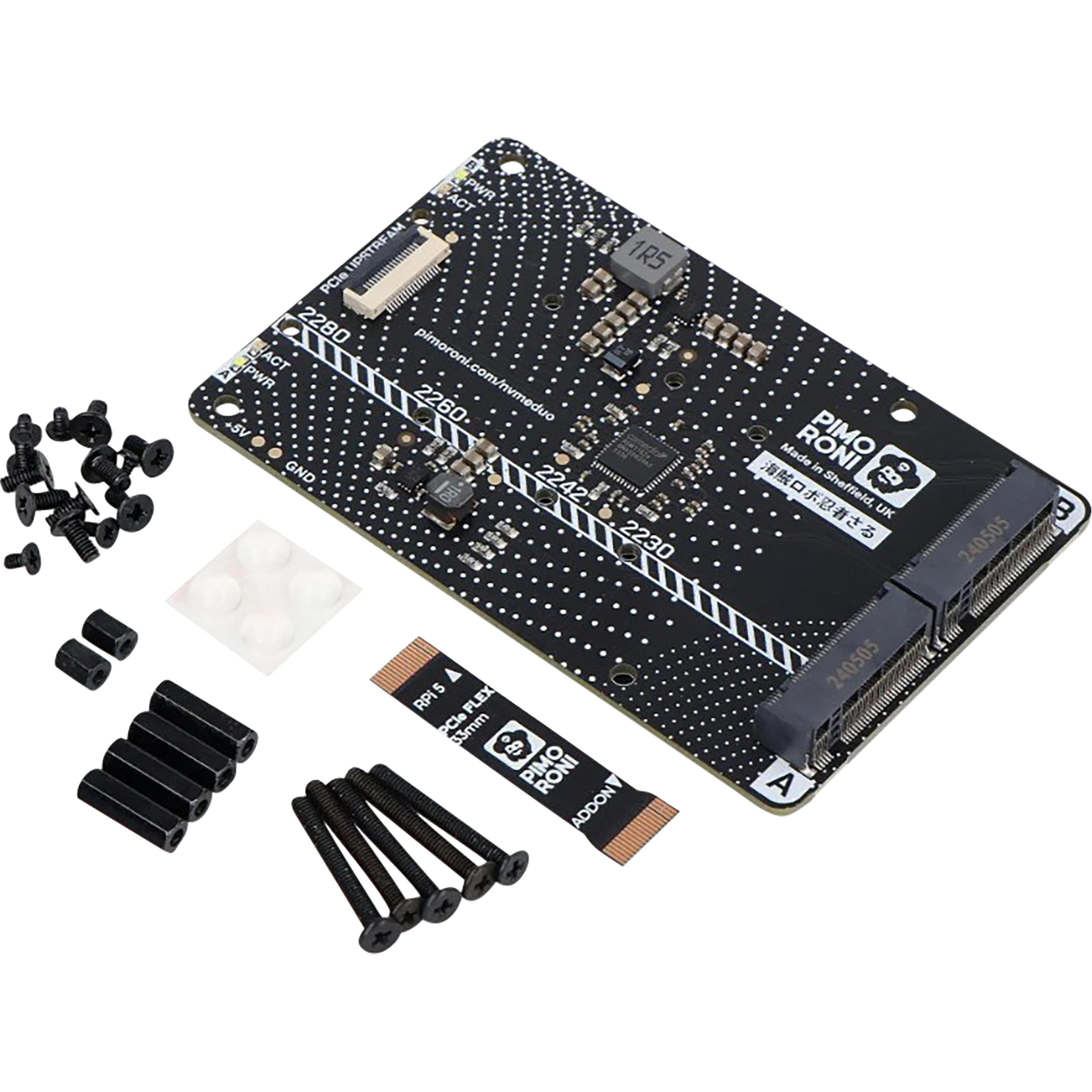 Raspberry Pi NVMe Base Duo for Raspberry Pi 5 (Estensione), Modulo elettronico
