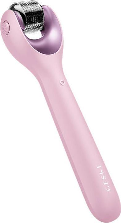 Produktbild Konjac Sponge Roller do mezoterapii igłowej twarzy 9w1 Geske z Aplikacją (różowy)