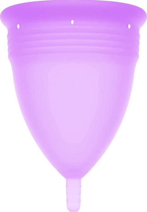 Actual product image Stercup Menstrual Cup Size L Purple Colour Fda Silicone (L)