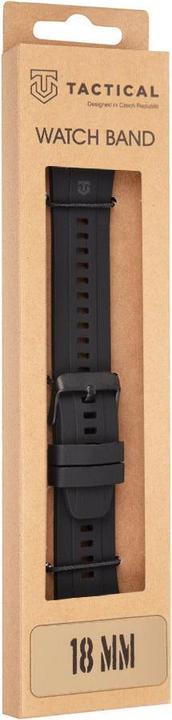 Produktbild Tactical Strap Quick Release Silicone Band 18mm Black (Silikon)