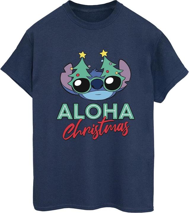 Produktbild Disney Lilo And Stitch Christmas Tree Shades TShirt (3XL)