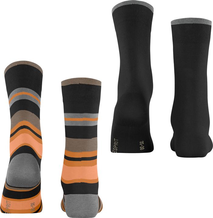 Produktbild Esprit Retro Stripe 2-Pack Damen (2er Pack, 35 - 38)