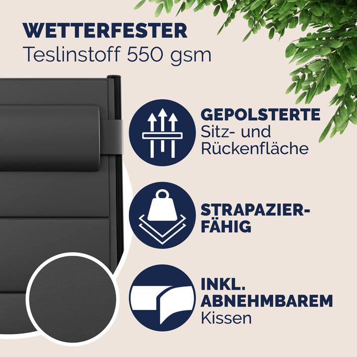 Produktbild Casaria Gartenstühle