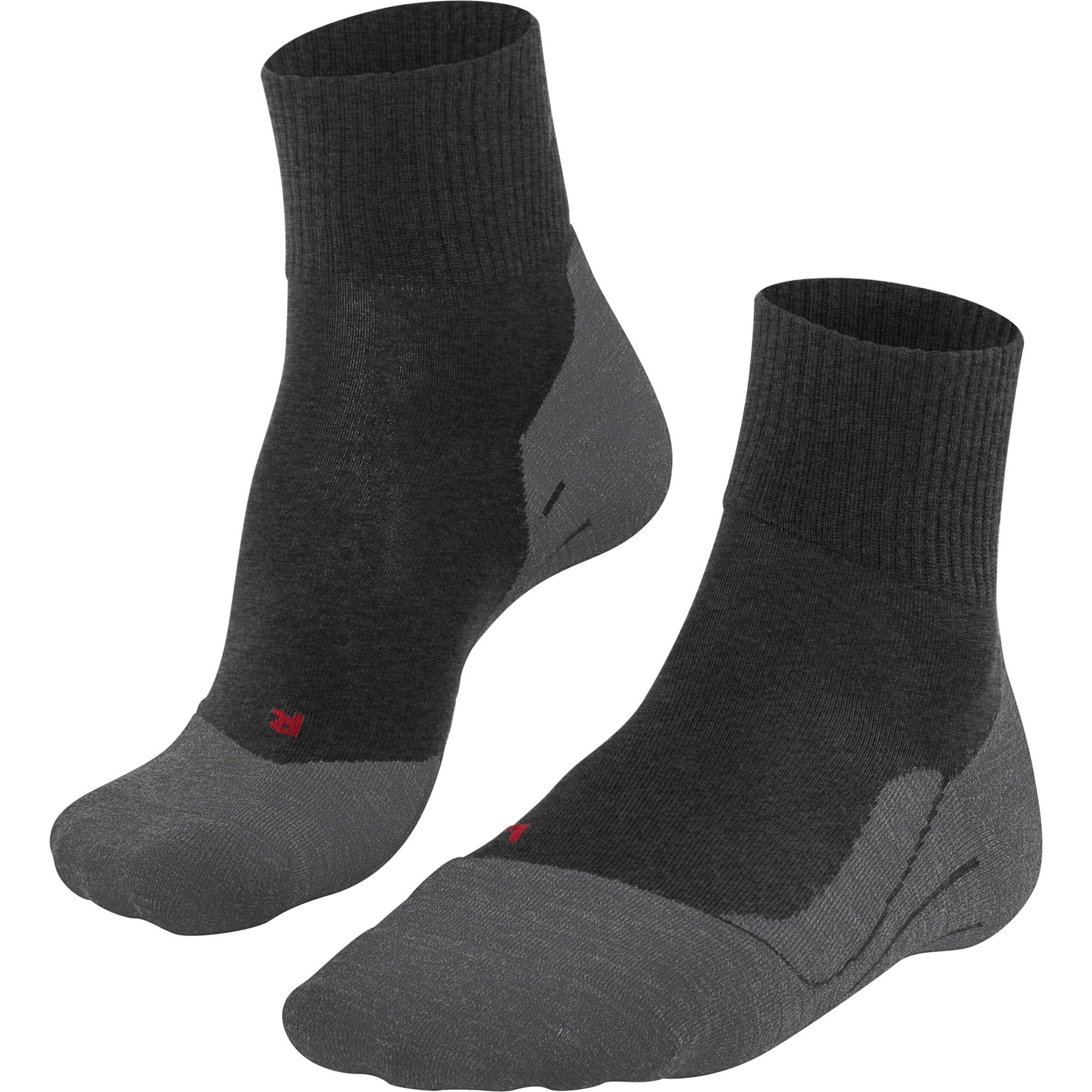 Falke, Herren, Sportsocken, TK5 Wool Short (44 - 45), Schwarz
